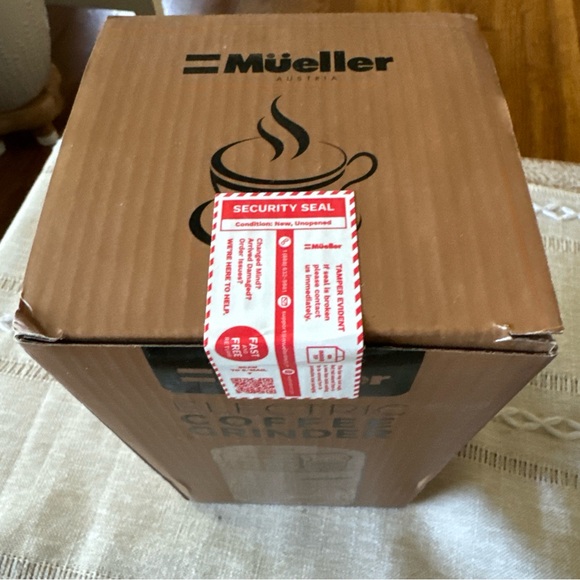 ☕️Mueller HyperGrind Precision Electric Spice/Coffee Grinder Mill☕️ ~Grey NWT - Picture 10 of 14